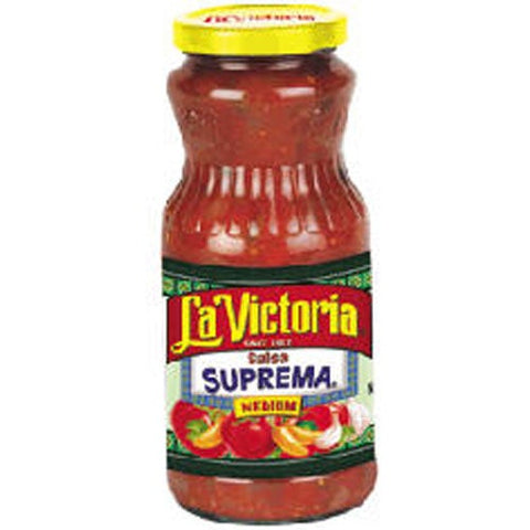 La Victoria Suprema Salsa, Mild, Retail, 16 Ounce -- 12 Case