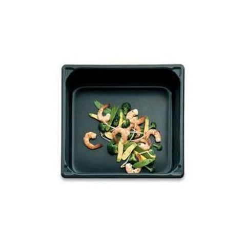 Vollrath Super Pan II Black Half Size Pan with SteelCoat, 3 x 2.5 Deep -- 6 per case.