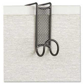 Safco Onyx Panel/Door Coat Hook, Steel