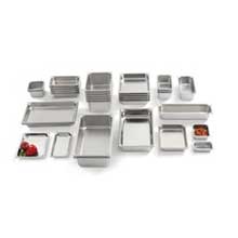 Super Pan Ii Stainless Steel Steam Table Pans,18-8 Stainless Steel ,One Sixth Size,Dimensions 6 7/8 X 6 1/4 Inches,Capacity 1.1 Ltrs.
