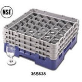 Camrack 36 Compartment Full Size Glass Rack with Three Extender, Soft Gray -- 3 per case.