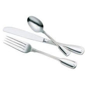 Walco 18/0 Stainless Premium Camelot Heavyweight Machine Finished Dessert Spoon, 7 3/8 inch -- 24 per case.