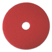 Boardwalk Red Buffing Floor Pads, 20 inch Diameter -- 5 per case