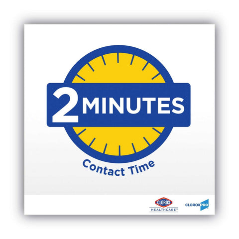 Clorox Healthcare White 1 Ply Versasure Cleaner Disinfectant Wipes, 6 3/4 x 8 inch - 150 per can -- 6 cans per case