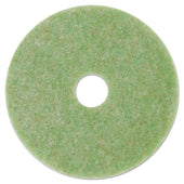 3M Green and Amber Low Speed TopLine Autoscrubber Floor Pad, 17 inch Diameter -- 5 per case