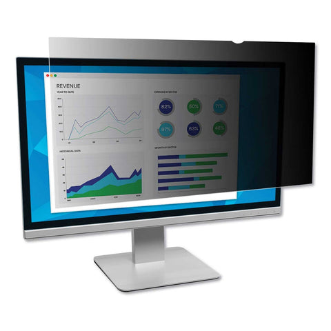 3M Frameless Blackout Privacy Filter for 23.6 inch Widescreen Monitor, 16:9 Aspect Ratio