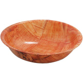 Tablecraft Mahogany Woven Wood Salad Bowl, 10 inch