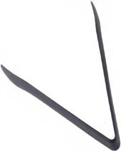 Tablecraft Silicone and Stainless Steel Tong, 12 inch