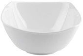 Tablecraft Melamine White Wavy Bowl, 7.25 x 7.25 x 3 1/2 inch