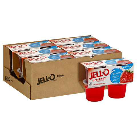 Gelatin Strawberry Sugar Free Ready To Eat