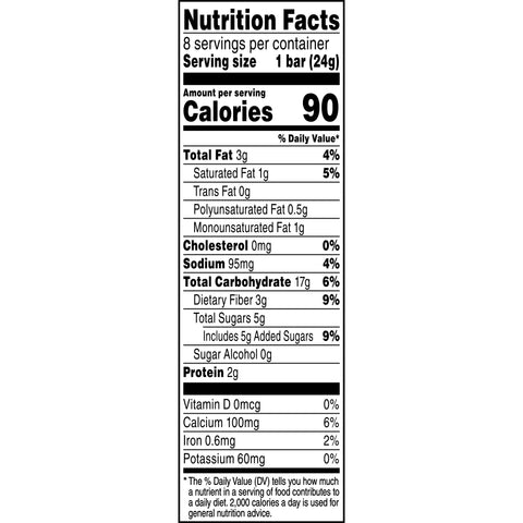 Quaker® GRANOLA BAR REDUCED SUGAR PNB CHOCOLATE CHIP