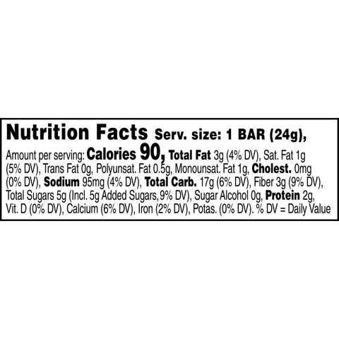 Quaker® GRANOLA BAR REDUCED SUGAR PNB CHOCOLATE CHIP