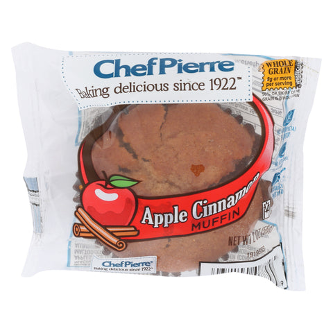 Chef Pierre MUFFIN APPLE CINNAMON WHOLE GRAIN IW