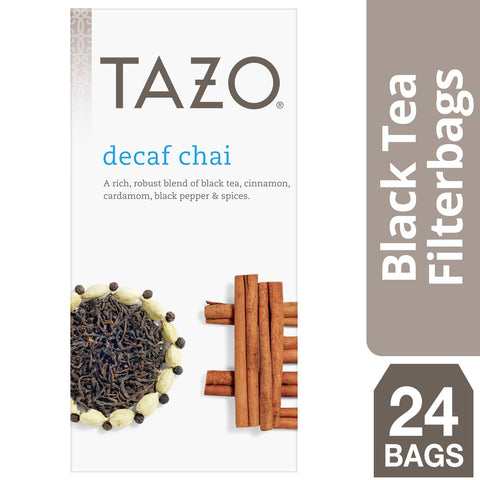 Tazo TEA, DECAF CHAI HOT IN FILTERBAGS W/DISPENSER