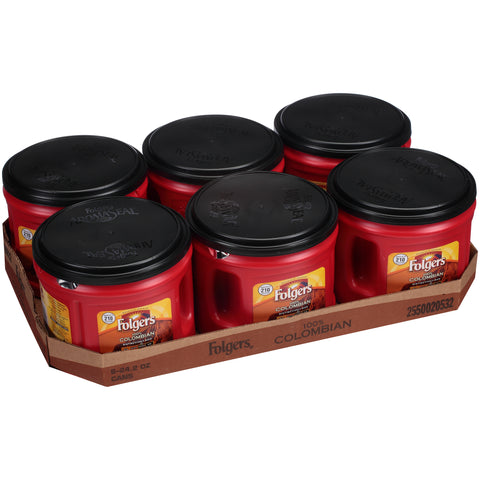 Coffee Ground Colombian Canister