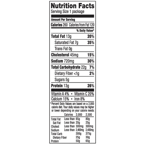 Kraft Oscar Mayer Lunchable Ham and Cheddar Cheese, 4.5 Ounce -- 16 per case.