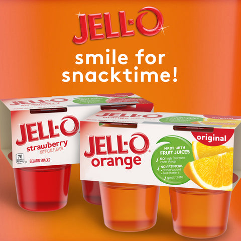 Jell-O GELATIN ORANGE READY TO EAT