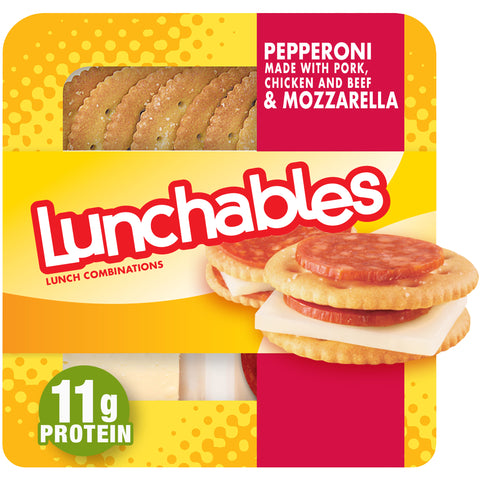 Lunchable Pepperoni Mozzarella Entree, 2.25 Ounce -- 16 per case.