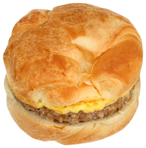 Sandwich Croissant Sausage Egg & Cheese Iw