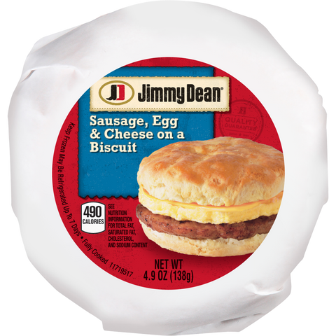 Sandwich Biscuit Sausage Egg & Cheese Iw