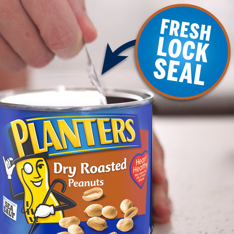 Planters Peanut Dry Roasted 6 Count, 52 Ounce Each