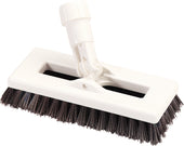 Carlisle BRUSH FLOOR SWIVEL SCRUB® W/ POLYESTER BRISTLES WHITE 8