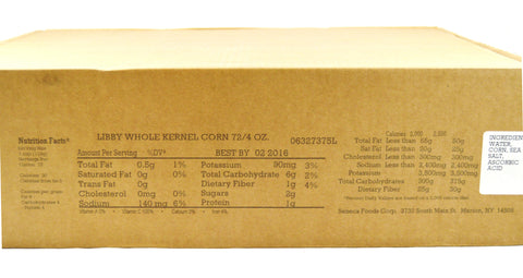 Libby's® CORN SWEET WHOLE KERNEL CUP