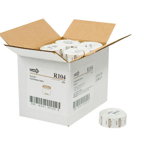National Checking LABEL FOOD ROTATION BROWN THURSDAY 1X1