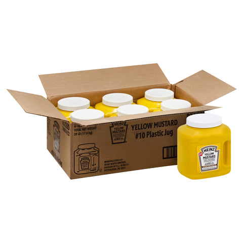 Heinz Yellow Mustard Jug, 104 ounce -- 6 per case
