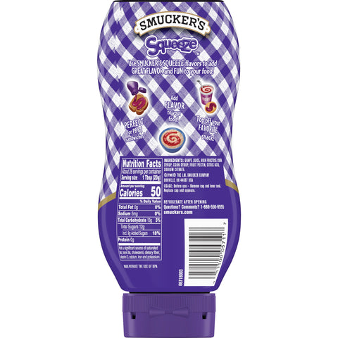 Smucker's® JELLY GRAPE SQUEEZE BOTTLE