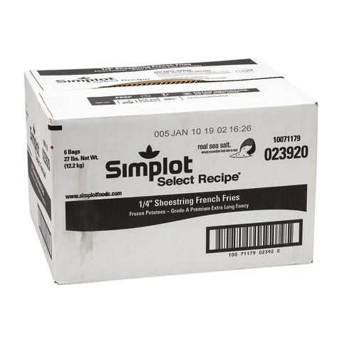 Simplot POTATO FRY SHOESTRING 1/4