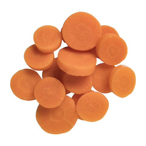 Simplot Smooth Sliced Carrot - 32 oz. package, 12 packages per case