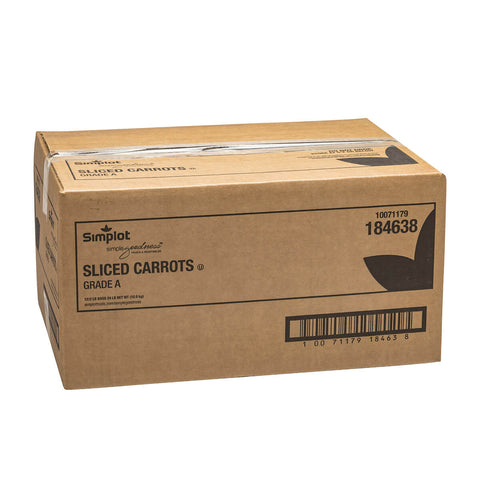 Simplot Smooth Sliced Carrot - 32 oz. package, 12 packages per case