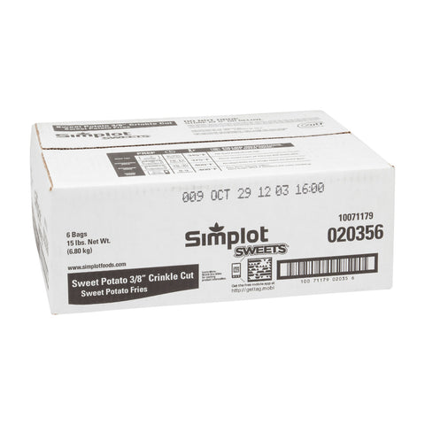Simplot Sweets Sweet Potato Fry, 2.5 Pound -- 6 per case.
