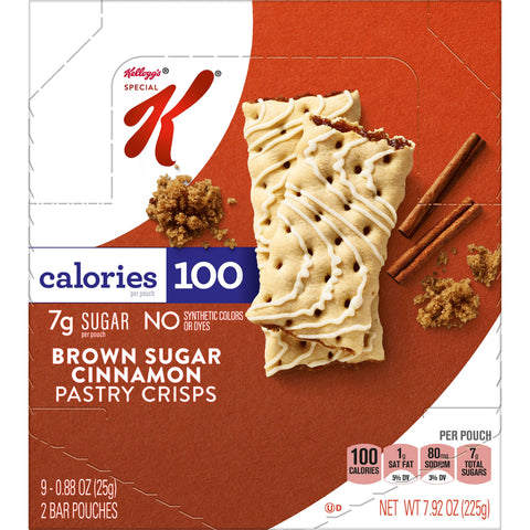 Cereal Bar Special K Pastry Crisp Brown Sugar Cinnamon