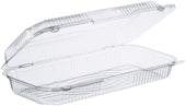 Dart StayLock® CONTAINER PLASTIC STRUDEL DEEP BASE CLEAR HINGED LID 12