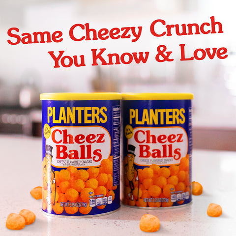 Planters Cheese Curls and Balls - Shipper -- 36 per case.