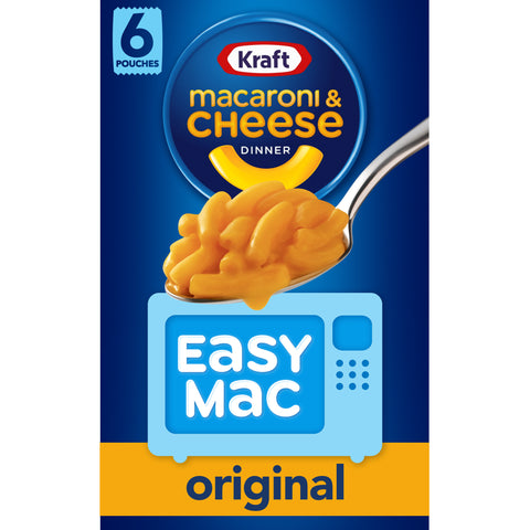 Kraft MACARONI & CHEESE EASY-MAC SINGLE SERVE