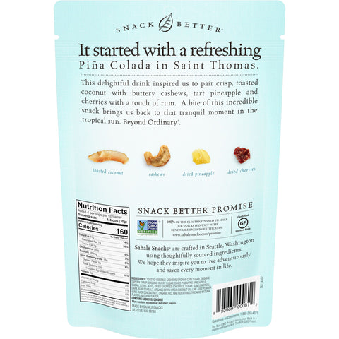 Sahale Snacks SNACK MIX PINEAPPLE/RUM/CASHEW/COCONUT