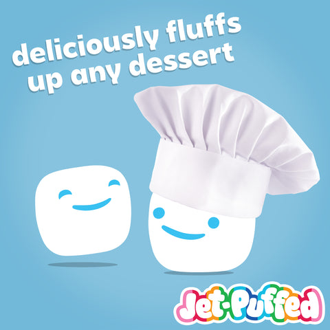 Jet Puffed Jumbo Marshmallow Snack, 24 Ounce -- 8 per case.