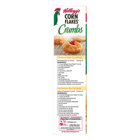 Kelloggs Corn Flakes Crumbs, 21 Ounce -- 12 per case