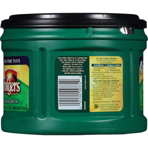Folgers® COFFEE GROUND CLASSIC ROAST DECAF