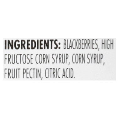 Jam Blackberry Seedless Glass Jar