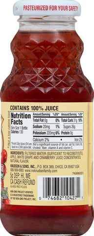 R.W. Knudsen Cranberry Nectar Juice, 8 Fluid Ounce -- 12 per case