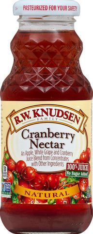 RW Knudsen JUICE CRANBERRY 100% GLASS BOTTLE
