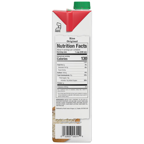 Pacific Foods MILK RICE ORIGINAL BARISTA SERIES AESPETIC CARTON