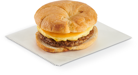 Sandwich Croissant Sausage Egg & Cheese Iw