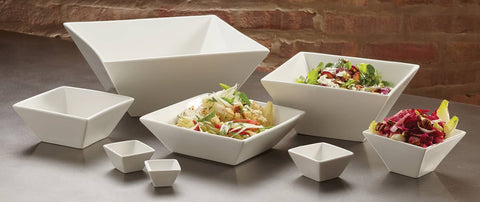 American MetalCraft CUP SAUCE SQUARE PORCELAIN 2 OZ