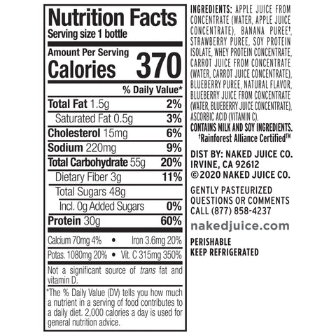 Juice Drink Double Berry Protein Zone