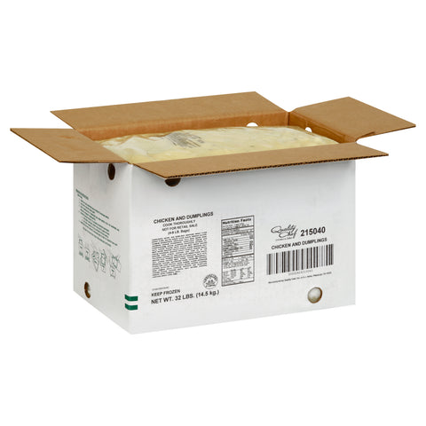 Quality Chef Natural Chicken Dumpling, 8 Pound -- 4 per case